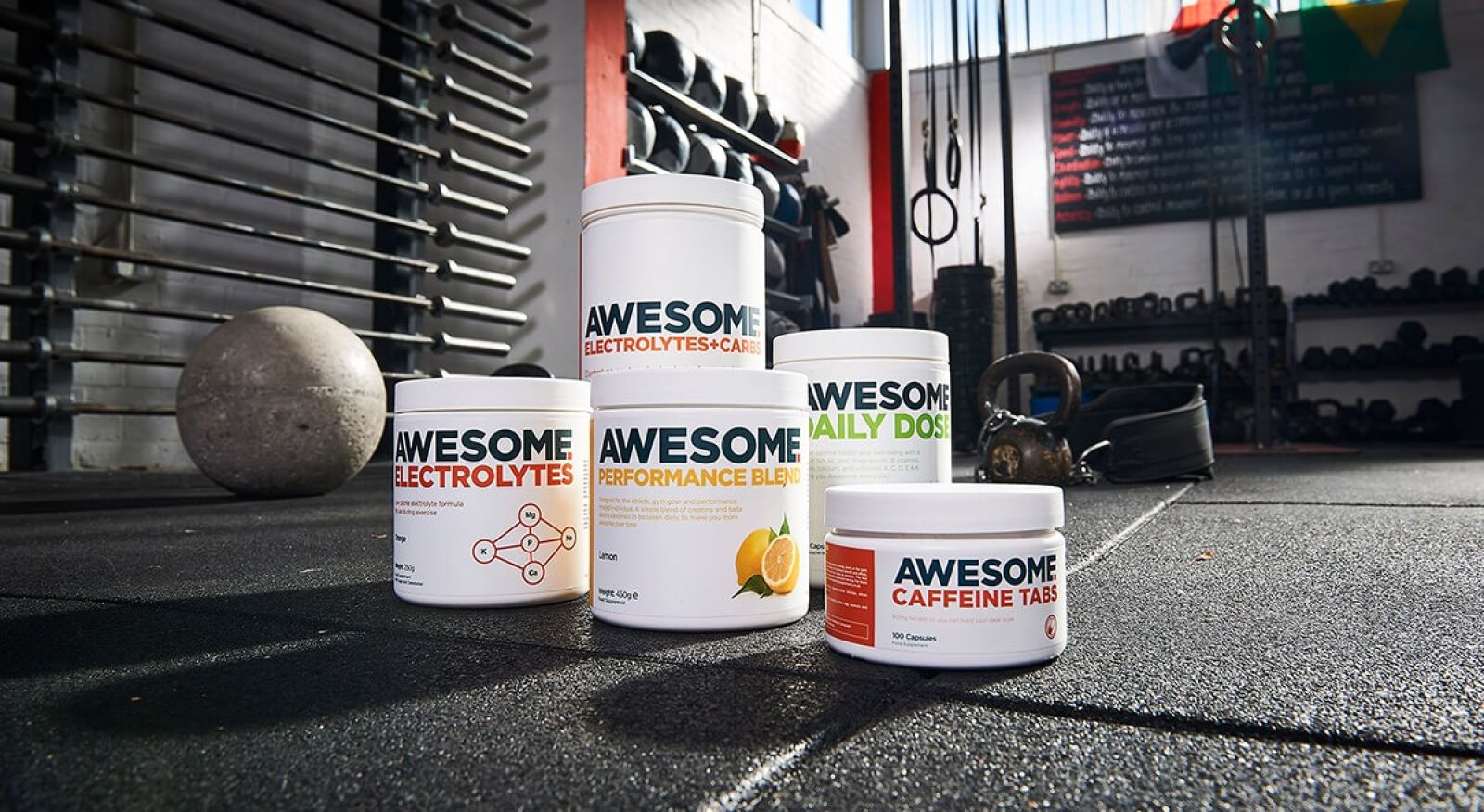 Awesome supplements brand photography
