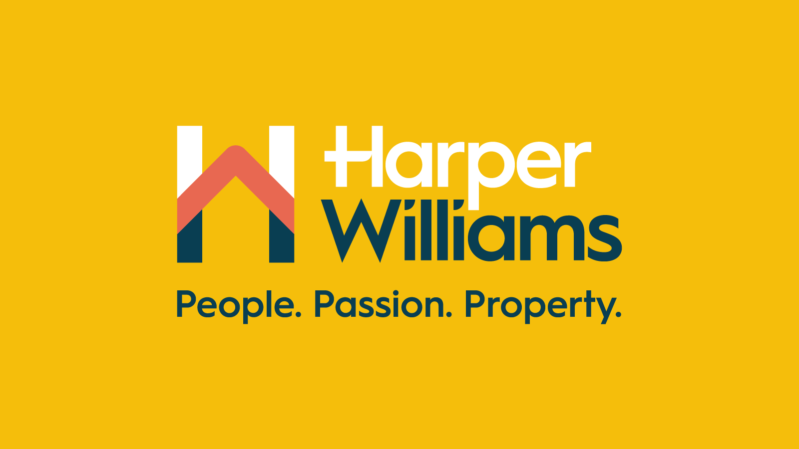 Harper williams estate agent branding logo 1600x1200